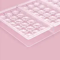 Форма для шоколада KONFINETTA &laquo;Поп-ит&raquo;, 27.5&times;17.5&times;2.5 см, 3 ячейки 15.3&times;7.5&times;0.8 см, пластик, прозрачная