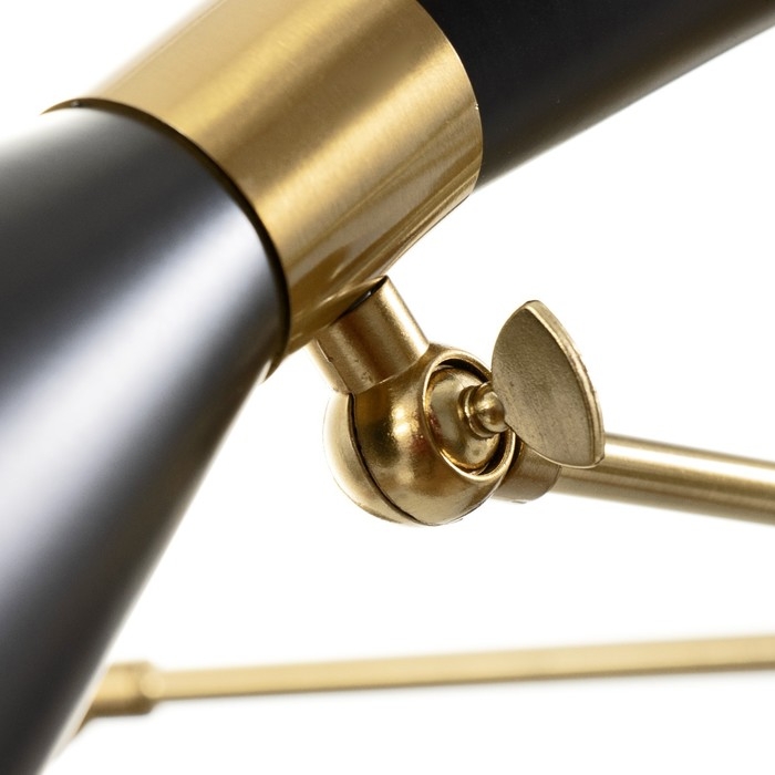 Люстра Люстра "Бьянка" 6хЕ14 40Вт 6хG4 20Вт черно-золотой 70х70х30 см BayerLux