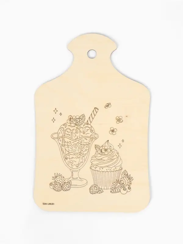 Набор для творчества Доска для выжигания "Сладости"" НТ502