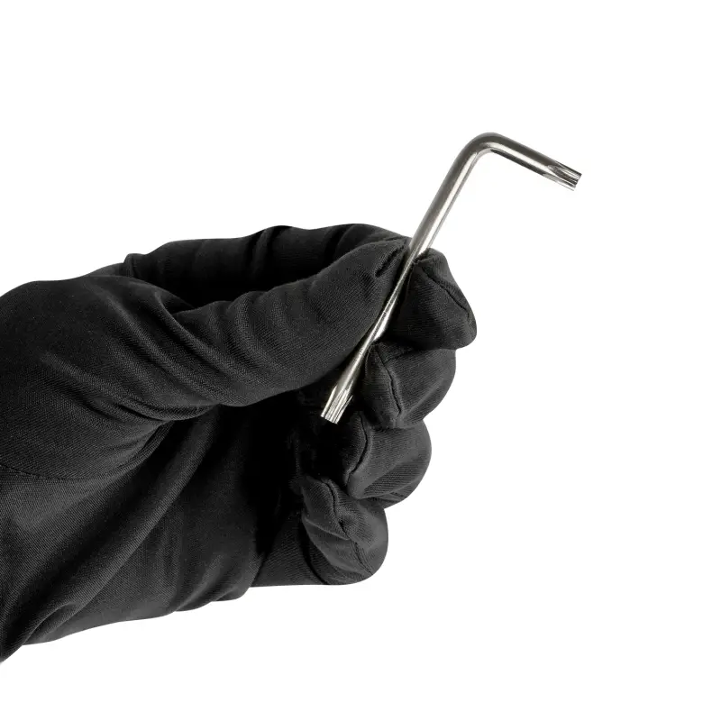 Набор ключей торцевых изогнутых TORX МИНИ с отверстием 8 предметов (T5-T20) AVS TXL-8H