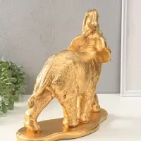 Копилка для денег &laquo;Слон индийский&raquo;, гипс под золото, 35&times;40&times;15 см