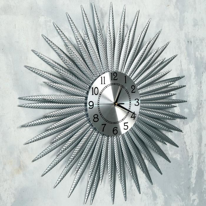 Часы настенные, серия: Ажур,  Часы настенные, серия: Ажур, "Валлита", плавный ход, d-70 см, циферблат 22 см