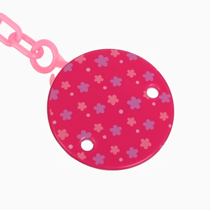 Соска - пустышка анатомическая Крошка Я  Соска - пустышка анатомическая Крошка Я "Для девочки" от 6 мес., 2 шт., держатель 1 шт. + контейнер