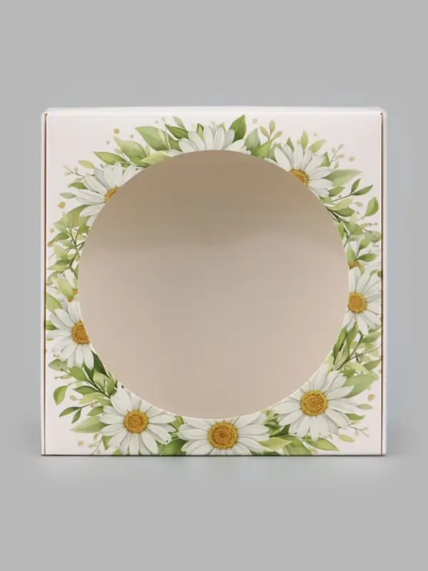 Коробка подарочная самосборная с окном &laquo;Только для тебя&raquo;, 11.5&times;11.5&times;3 см
