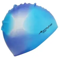 Шапочка для плавания взрослая ONLYTOP Swim, силиконовая, обхват 54-60 см, МИКС