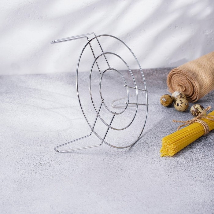 Подставка-гриль для микроволновой печи Доляна, 22×22×10 см, цвет хром Подставка-гриль для микроволновой печи Доляна, 22×22×10 см, цвет хром