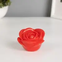Фигурка световая RISALUX &laquo;Роза&raquo;, LED-ночник, 2 Вт, LR44, красный, 6.6&times;6.6&times;4 см