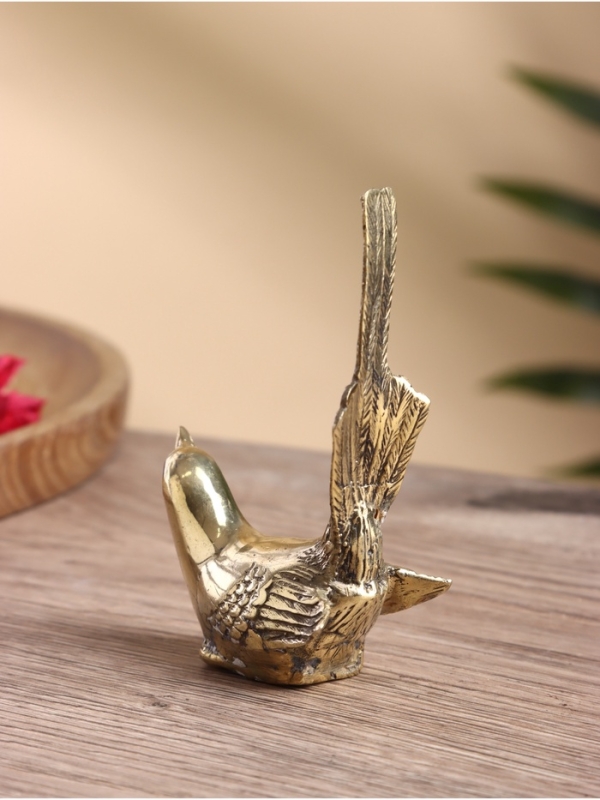 Сувенир бронза "Птичка" 9х4х10 см