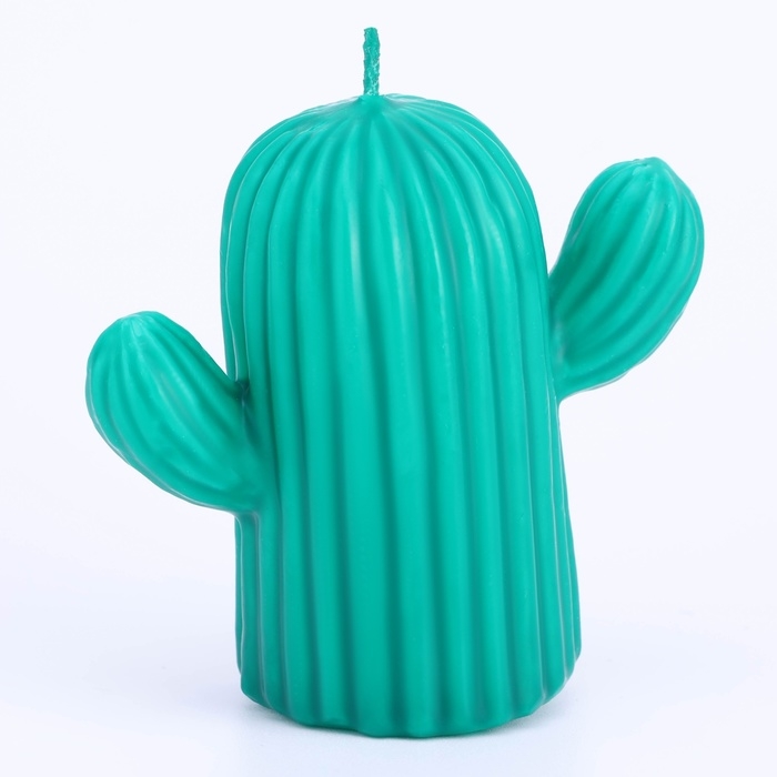 Свеча фигурная  Свеча фигурная "Кактус", 6,5 см, зеленый