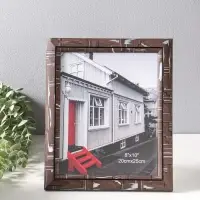 Фоторамка пластик 20х25 см "Моррис" тёмно-коричневый 29,8х25х2 см