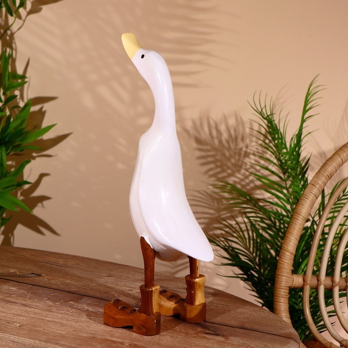 Сувенир "Утка белая" дерево 45 см