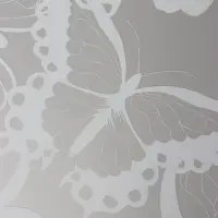 Пленка для цветов и букетов &laquo;Бабочки&raquo;, белая, матовая, 57&times;57 см
