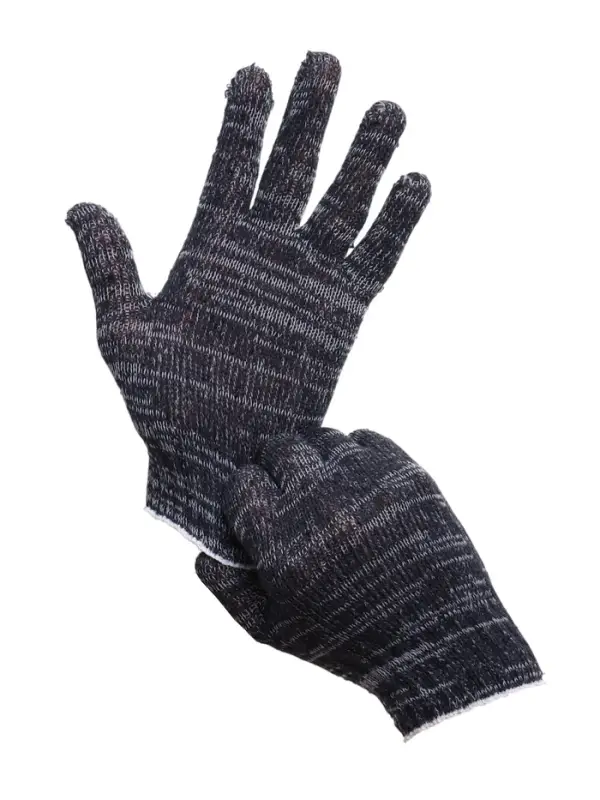 Перчатки садовые, хб, вязка 7 класс, 3 нити, размер 9, без покрытия, серые Перчатки садовые, хб, вязка 7 класс, 3 нити, размер 9, без покрытия, серые