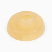 Глаз винтовой с заглушками, 10 шт, цвет черный, 0,8 см