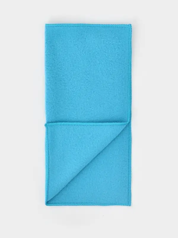 Салфетка для уборки Доляна, для стёкол и зеркал, 30&times;30 см, голубая