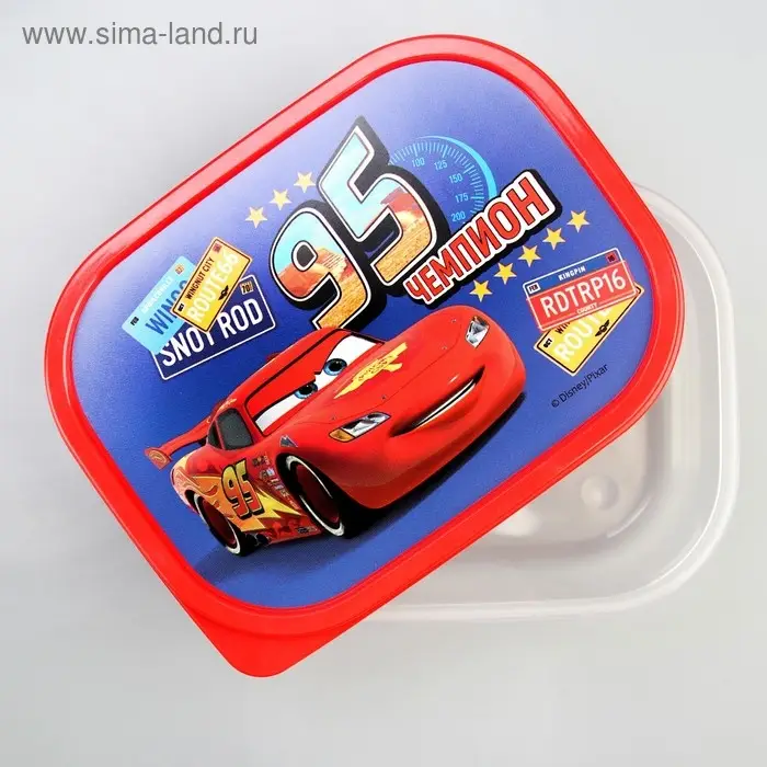 Ланч-бокс детский, прямоугольный &laquo;Чемпион&raquo;, Машинка, 500 мл