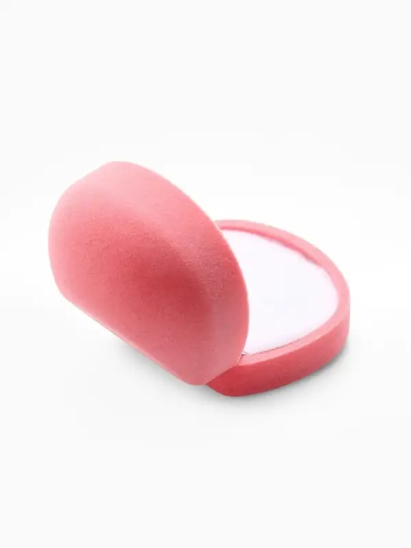 Футляр под кулон, серьги, кольца &laquo;Кнопка&raquo;, бархатный, 5.3&times;5&times;3.3 см, розовый