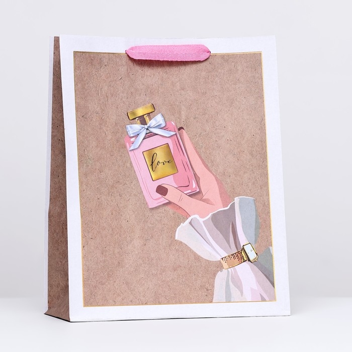 Пакет крафт Пакет крафт "Love" 26 х 32 х 12 см