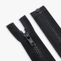 Молния &laquo;Трактор&raquo;, №5, разъёмная, замок автомат, 90 см, чёрная