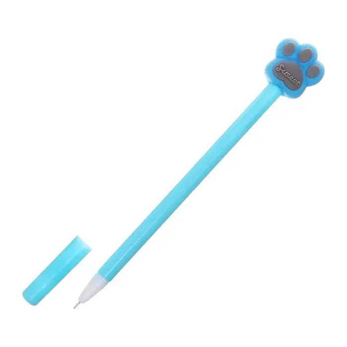 Ручка-прикол Calligrata &laquo;Кошачьи лапки&raquo;, синий стержень, гелевая, МИКС