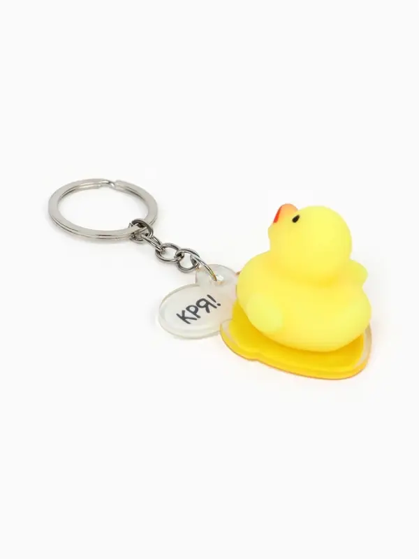 Брелок мялка антистресс &laquo;Уточка&raquo;, для ключей, 5&times;5.4 см