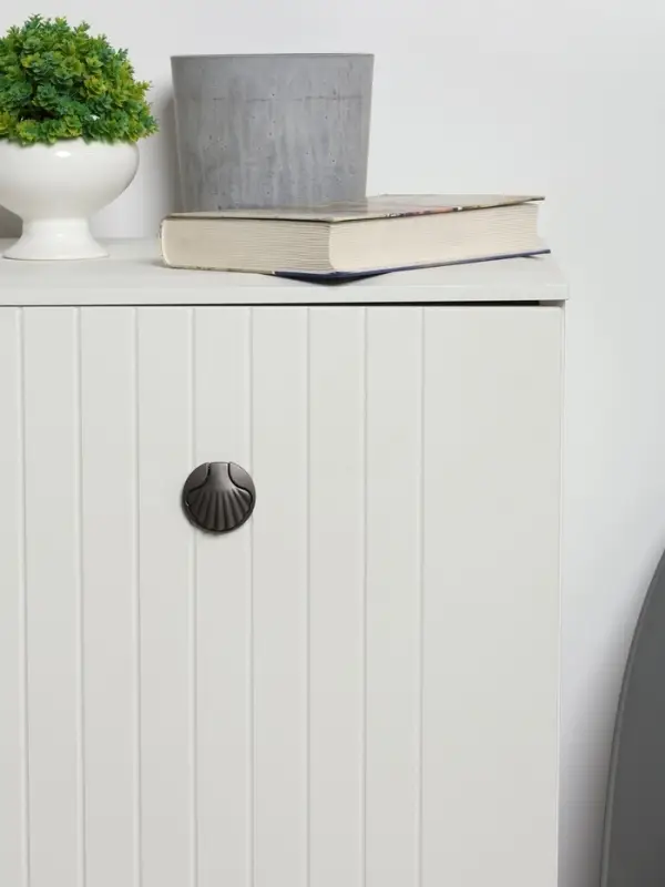 Ручка-кнопка CAPPIO RK133, мебельная, цвет графит, 8 шт.