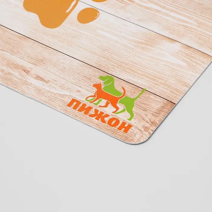 Коврик под миску &laquo;Пижон&raquo; Bon Appetit с нескользящим основанием 43&times;28 см