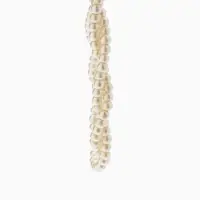 Бусы &laquo;Переплетение&raquo;, с жемчугом, белые, 45 см