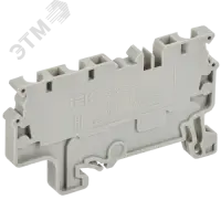 ARMAFIX Клемма пружинная CX2.5-3 2,5мм2 трехконтактная серая IEK