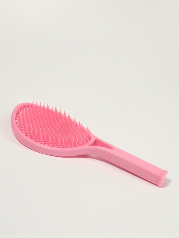 Расческа массажная овал ДЛЯ СУШКИ ВОЛОС 24*10см розовый подвес QF