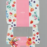 Коробка подарочная с окном &laquo;Счастье в моменте&raquo;, 20&times;12&times;4 см, самосборная