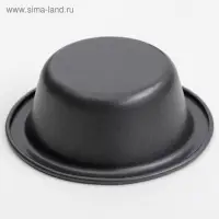 Форма для выпечки «Круг. Жаклин», 10×3,5 см, антипригарное покрытие, цвет чёрный