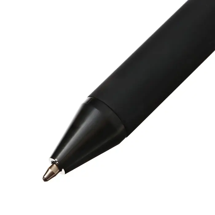 Ручка шариковая автоматическая Calligrata, 0,5мм, клип 2 х 8см, под ЛОГО, корпус матовый черный, стержень синий