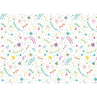 Бумага упаковочная С ДНЁМ РОЖДЕНИЯ! БЕЗ ПАНИКИ, 15.25.02525