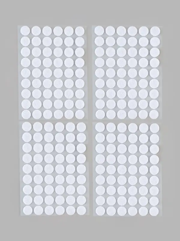 Липучки самоклеящиеся круглые, 216 штук - 108 пар, d=1.5 см
