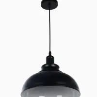 Светильник 1250/1BK E27 40 Вт черный 30&times;30&times;24-124 см