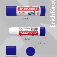 Клей-карандаш, ErichKrause Extra, PVP, усиленный, 15 г