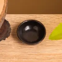 Соусник, 4.5×4.5×2 см, керамика, чёрный матовый