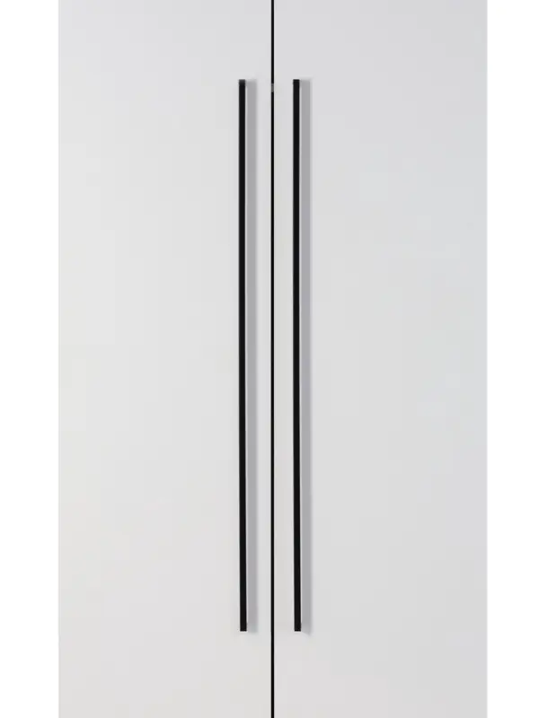 Ручка-скоба CAPPIO SQUARE RSC008, нержавеющая сталь, м/о 988 мм, цвет черный