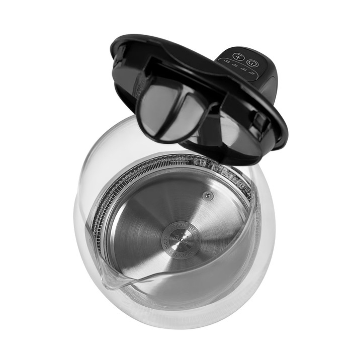 Чайник электрический RED Solution SkyKettle RK-G210S, стекло, 1.7 л, 2200 Вт, чёрный Чайник электрический RED Solution SkyKettle RK-G210S, стекло, 1.7 л, 2200 Вт, чёрный