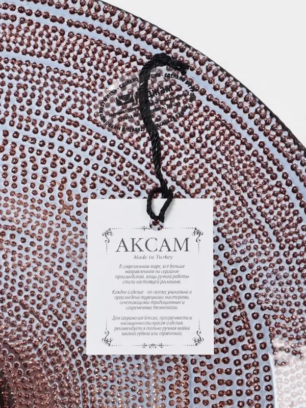 Блюдо для торта Inspiration, d=28 см, на ножке, стекло, фиолетовое