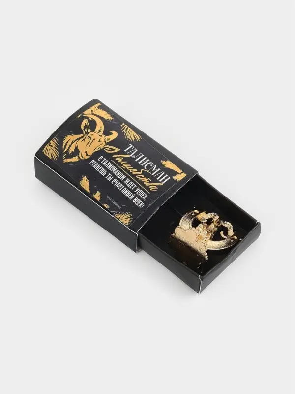 Кошельковая фигурка в коробке &laquo;Богатства и везения&raquo;, 5.4&times;3.6 см