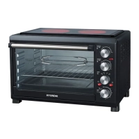 Мини-печь MIO-HY086 38л. 1600Вт черный