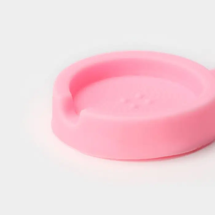 Молд «Пуговка», силикон, 9,5×2,9 см, цвет розовый