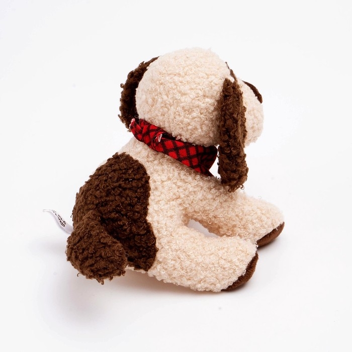 Мягкая игрушка «Собака», 14,5 см, цвет бежевый Мягкая игрушка «Собака», 14,5 см, цвет бежевый