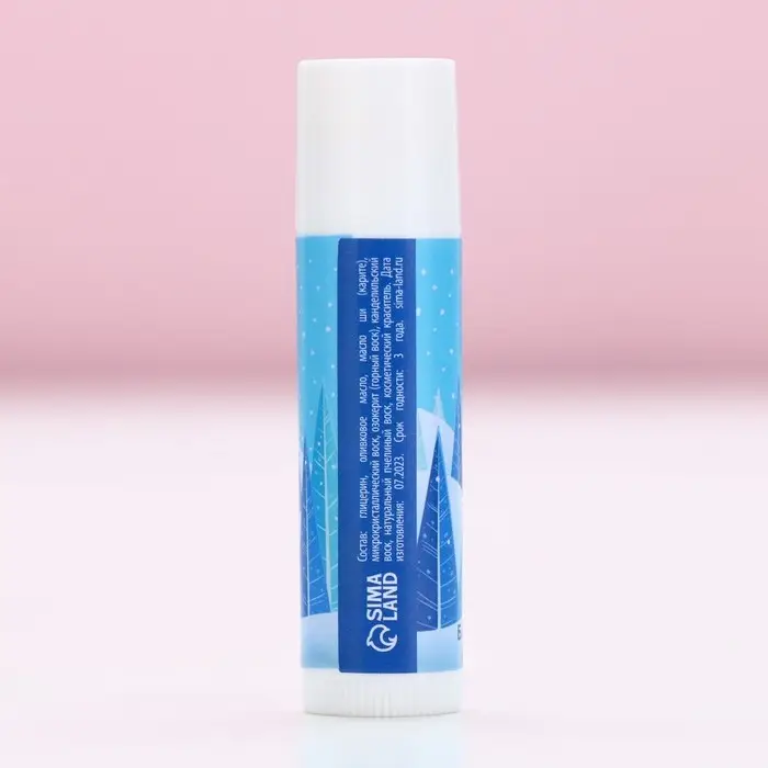 Бальзам для губ ЧИСТОЕ СЧАСТЬЕ в коробке «Нежной улыбки!», 10 г, аромат сладкой ванили, Новый Год Бальзам для губ ЧИСТОЕ СЧАСТЬЕ в коробке «Нежной улыбки!», 10 г, аромат сладкой ванили, Новый Год