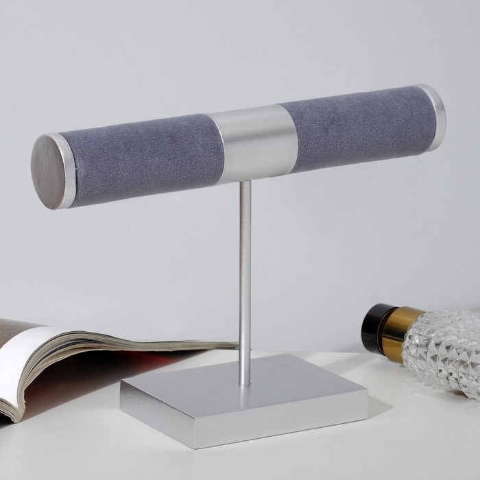 Подставка для часов, браслетов Queen fair, d=3, 15×10×21 см, цвет серый в серебре Подставка для часов, браслетов Queen fair, d=3, 15×10×21 см, цвет серый в серебре