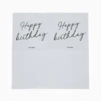 Салфетки бумажные однослойные &laquo;Happy birthday&raquo;, 24х24 см, 50 шт