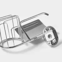 Держатель для туалетной бумаги St&ouml;lz &laquo;Нео&raquo;, с подставкой под освежитель воздуха, хромированный