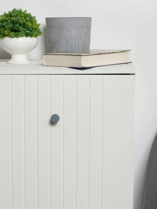 Ручка-кнопка CAPPIO PK328, d=23 мм, цвет графит, 8 шт.